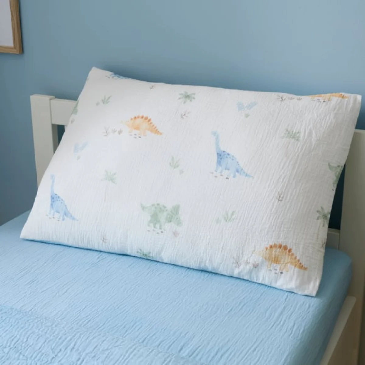 Dinosaur Cotton Muslin Quilt Cover & Pillowcase Set – image 2