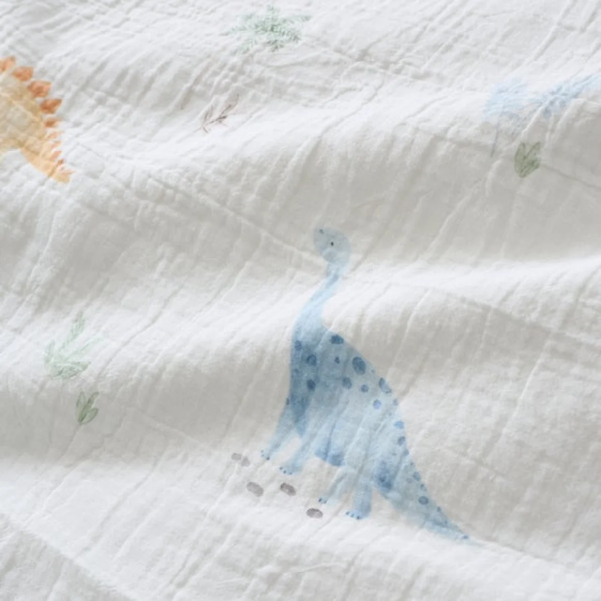 Dinosaur Cotton Muslin Quilt Cover & Pillowcase Set – image 3