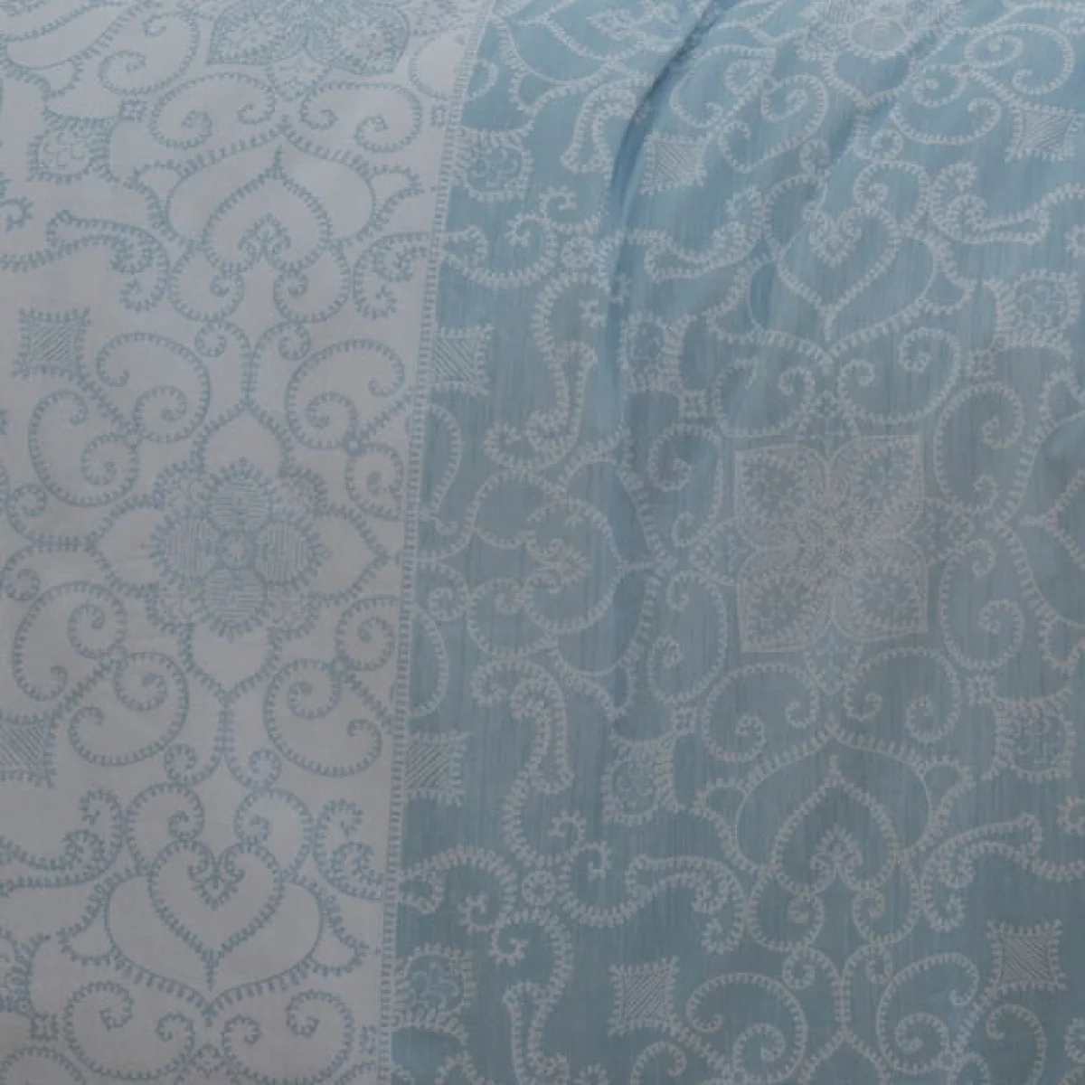 Dreams and Drapes Frampton Duvet Cover and Pillowcase Set Blue – image 3