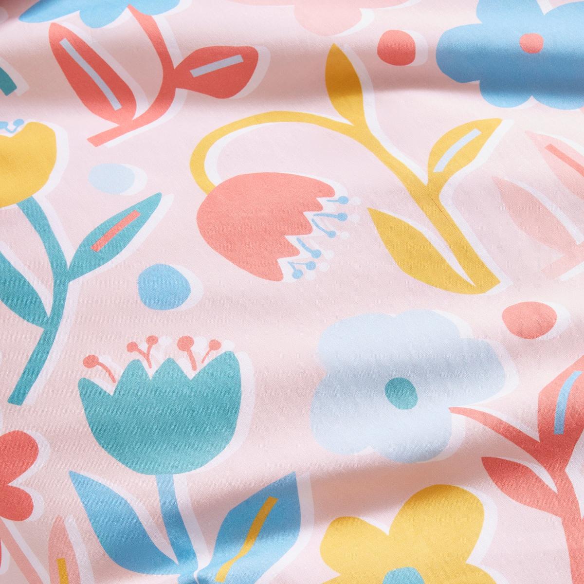 Bold Floral 100% Cotton Reversible Duvet Cover and Pillowcase Set – image 5