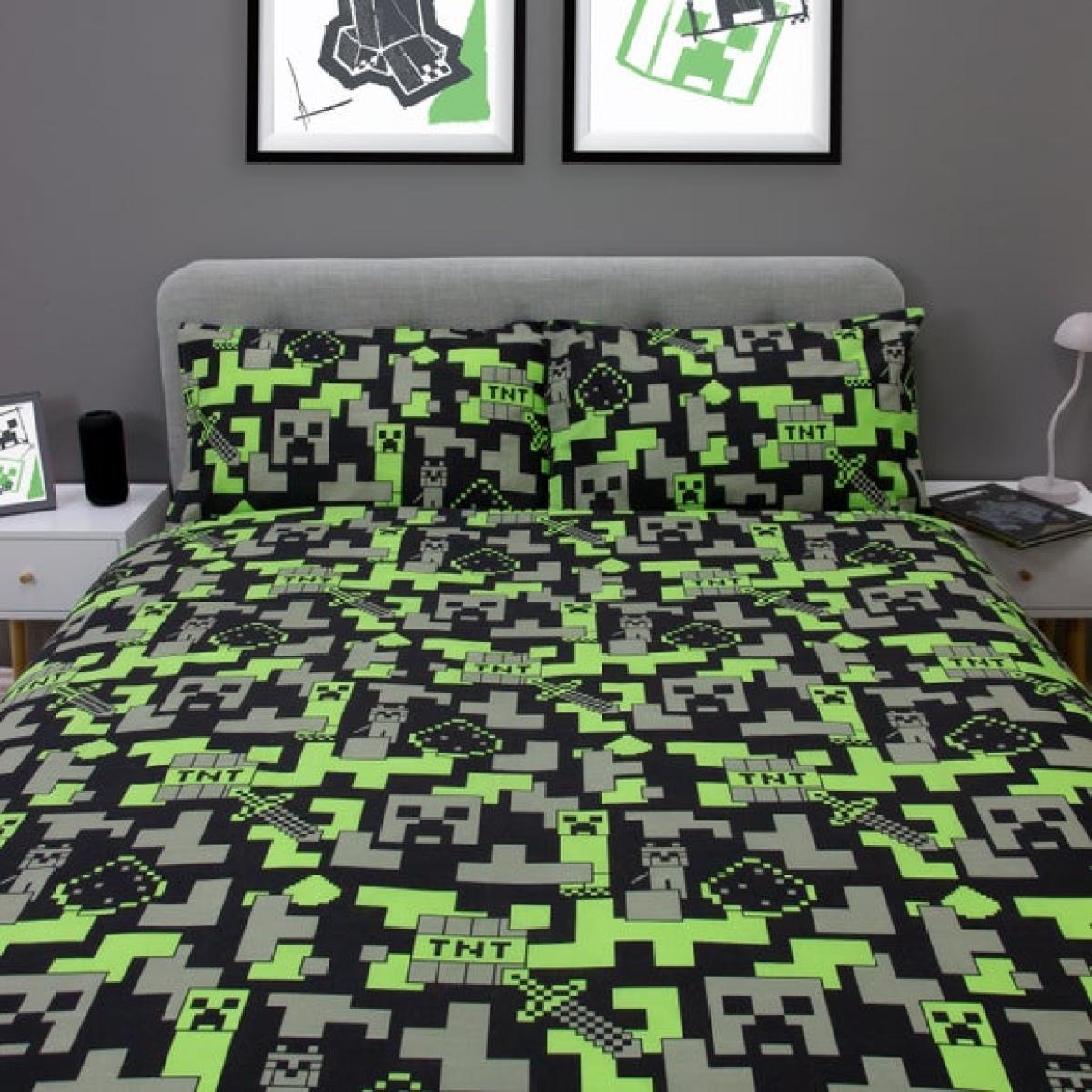 Minecraft Quilt Cover and Pillowcase Set – image 4
