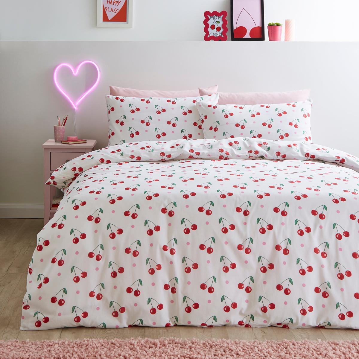 Cherries Duvet Cover and Pillowcase Set – image 2