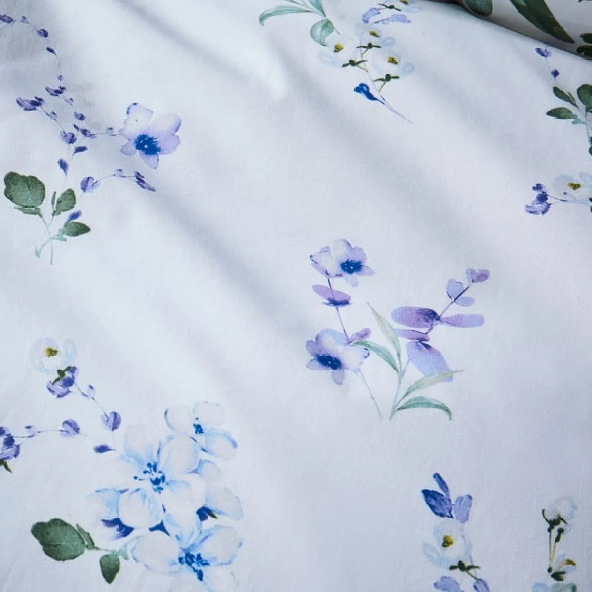 Nola Floral Blue Duvet Cover and Pillowcase Set Blue – image 6