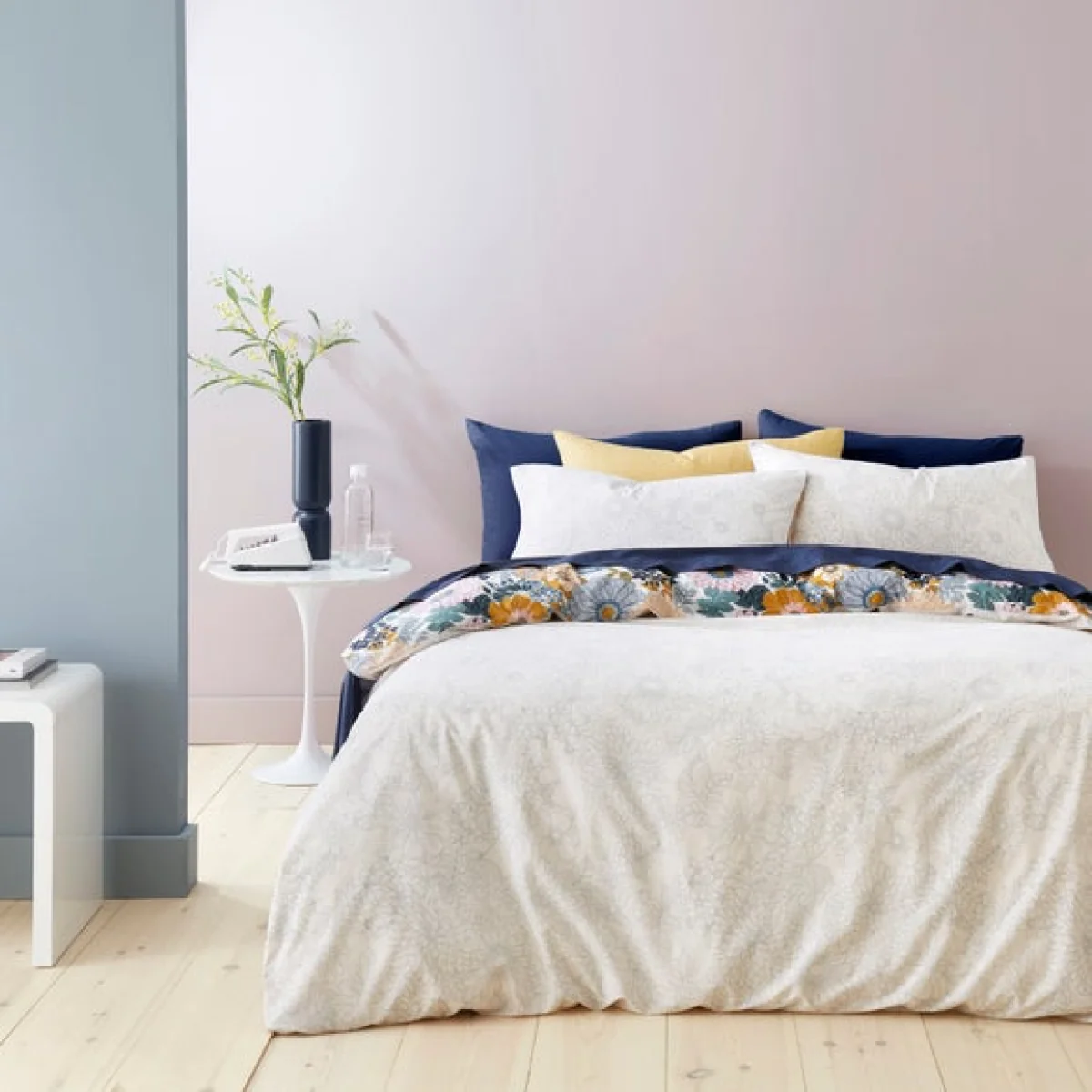 Genka Reversible Duvet Cover and Pillowcase Set MultiColoured – image 3