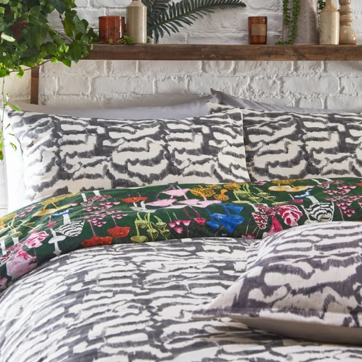 furn. Amanita Duvet Cover Set Redwood Redwood – image 5