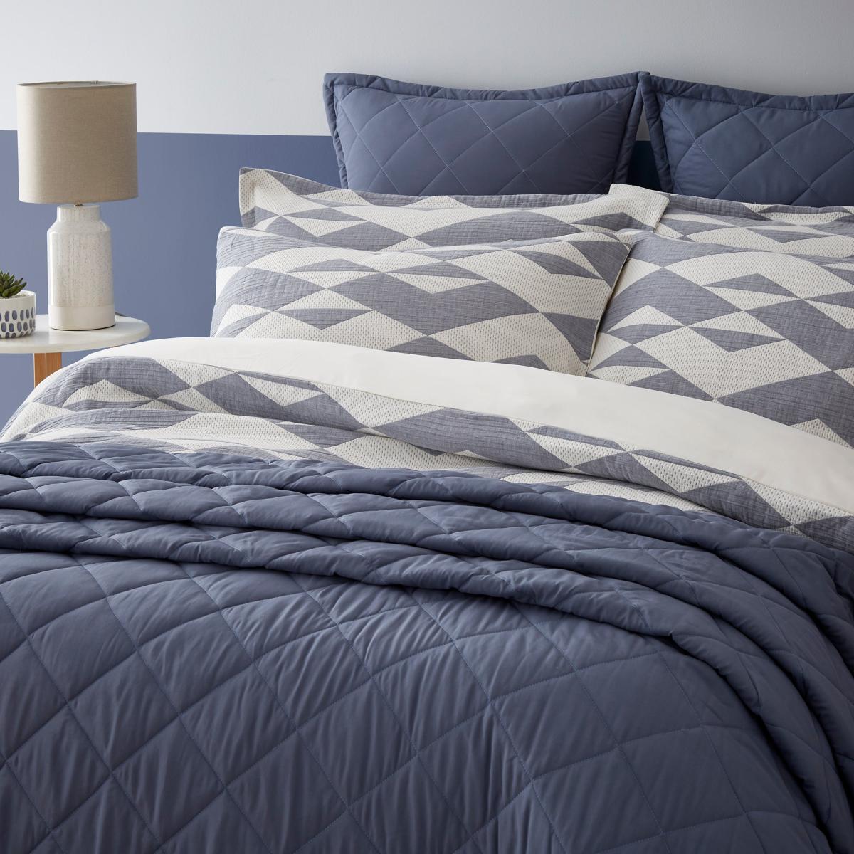 Kai Geo Polycotton Duvet Cover and Pillowcase Set – image 3