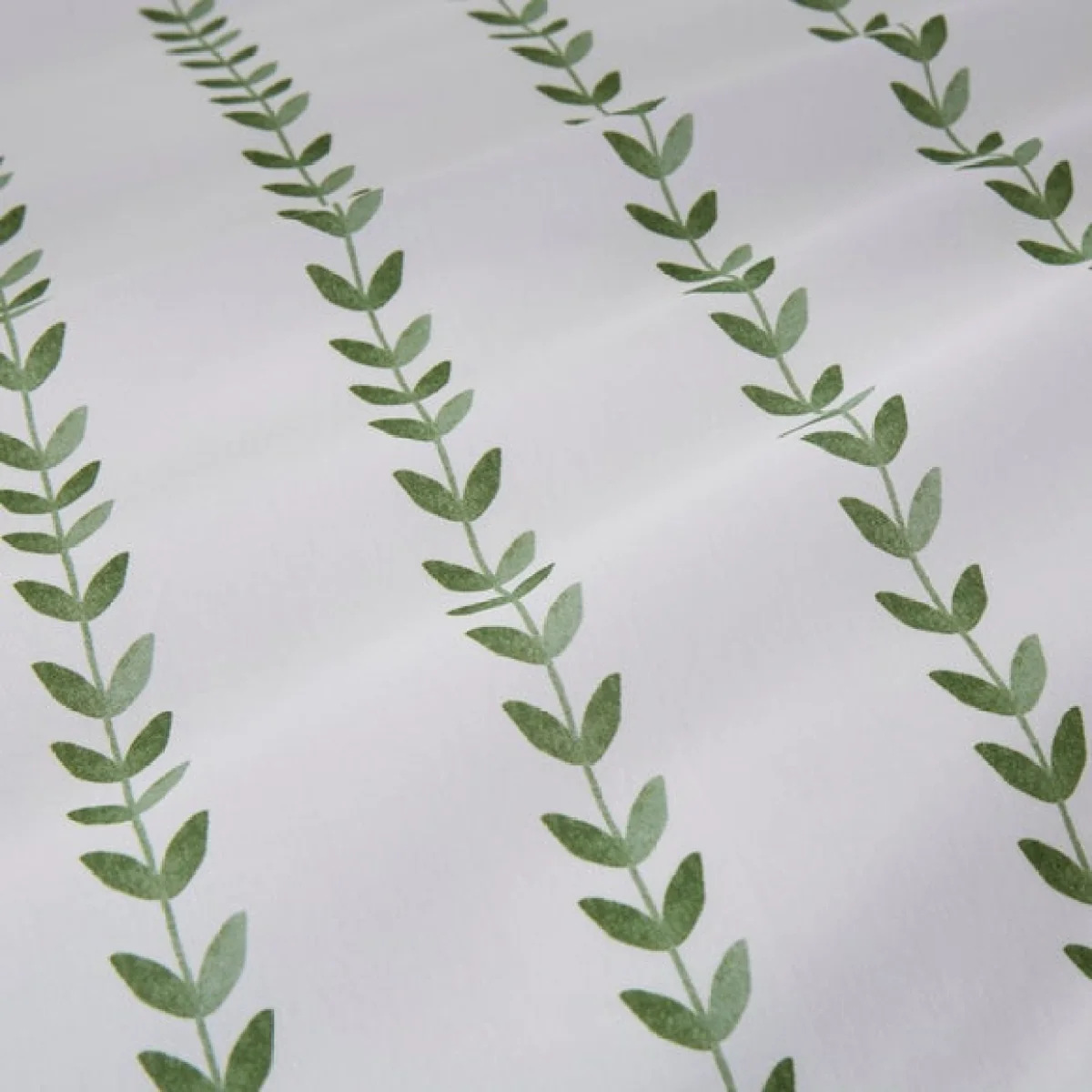 Trailing Leaf Stripe 100% Cotton Duvet Cover & Pillowcase Set – image 2