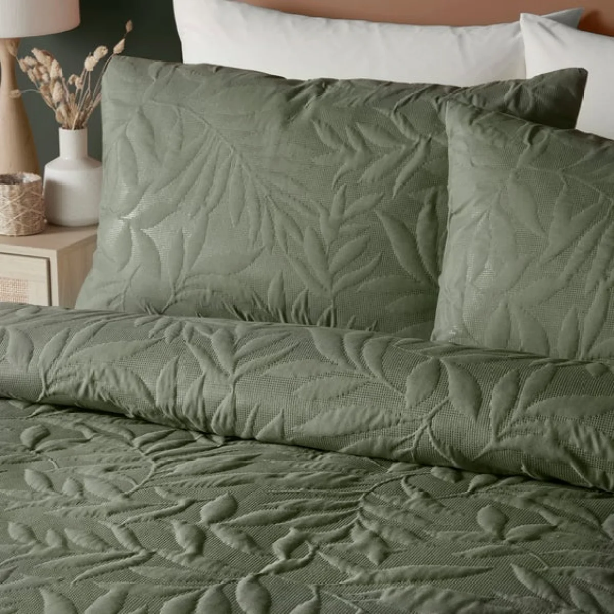 Luana Duvet Cover and Pillowcase Set White White – image 3