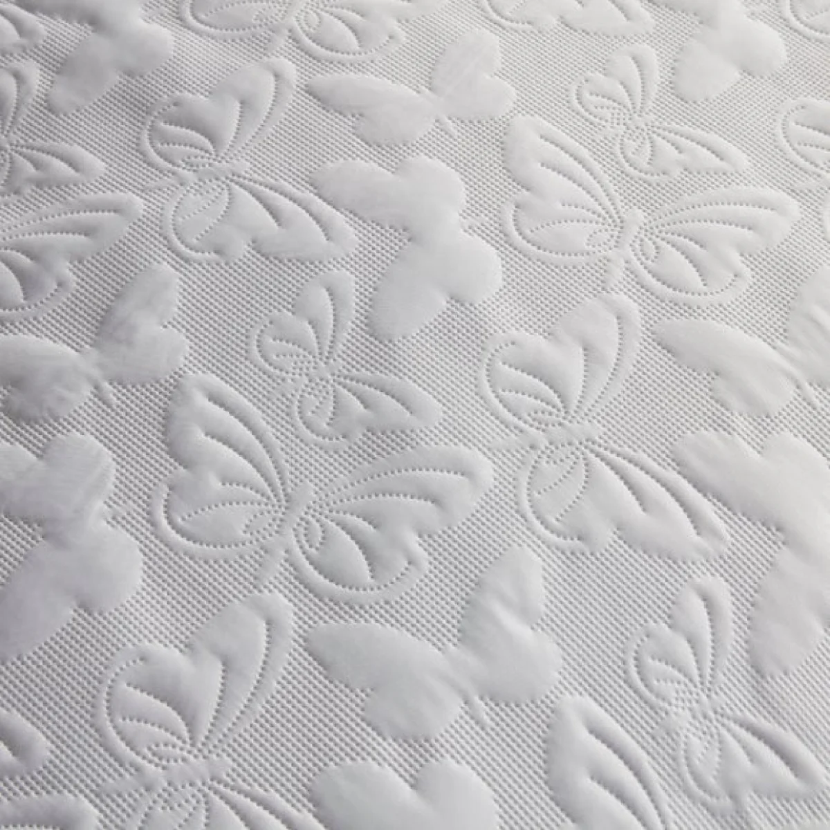 Butterfly Garden White Duvet Cover and Pillowcase Set White – image 5