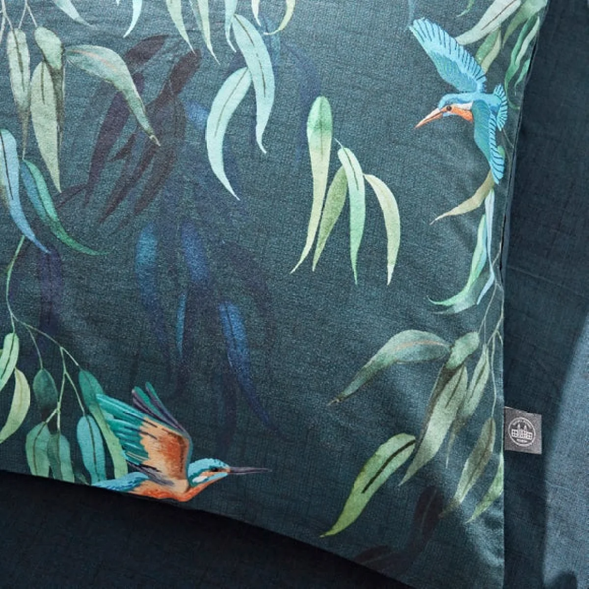 Kingfisher Duvet Cover and Pillowcase Set Blue – image 3