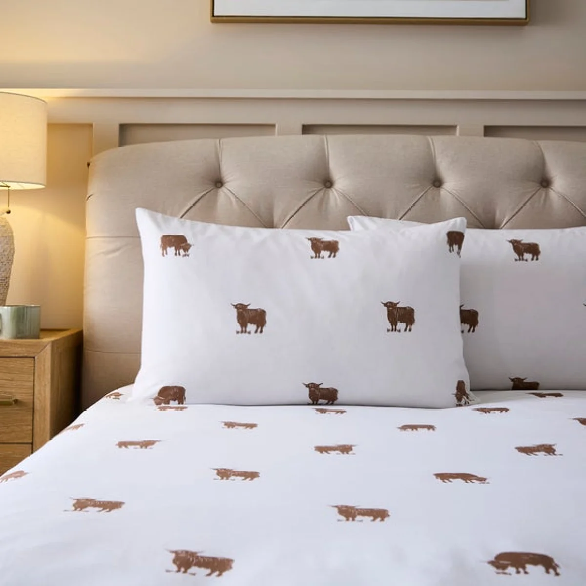 Highland Cow Quilt Cover & Pillowcase Set – image 2