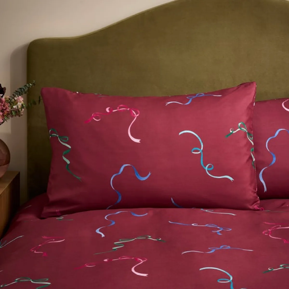 Baubles Velour Duvet Cover & Pillowcase Set – image 6