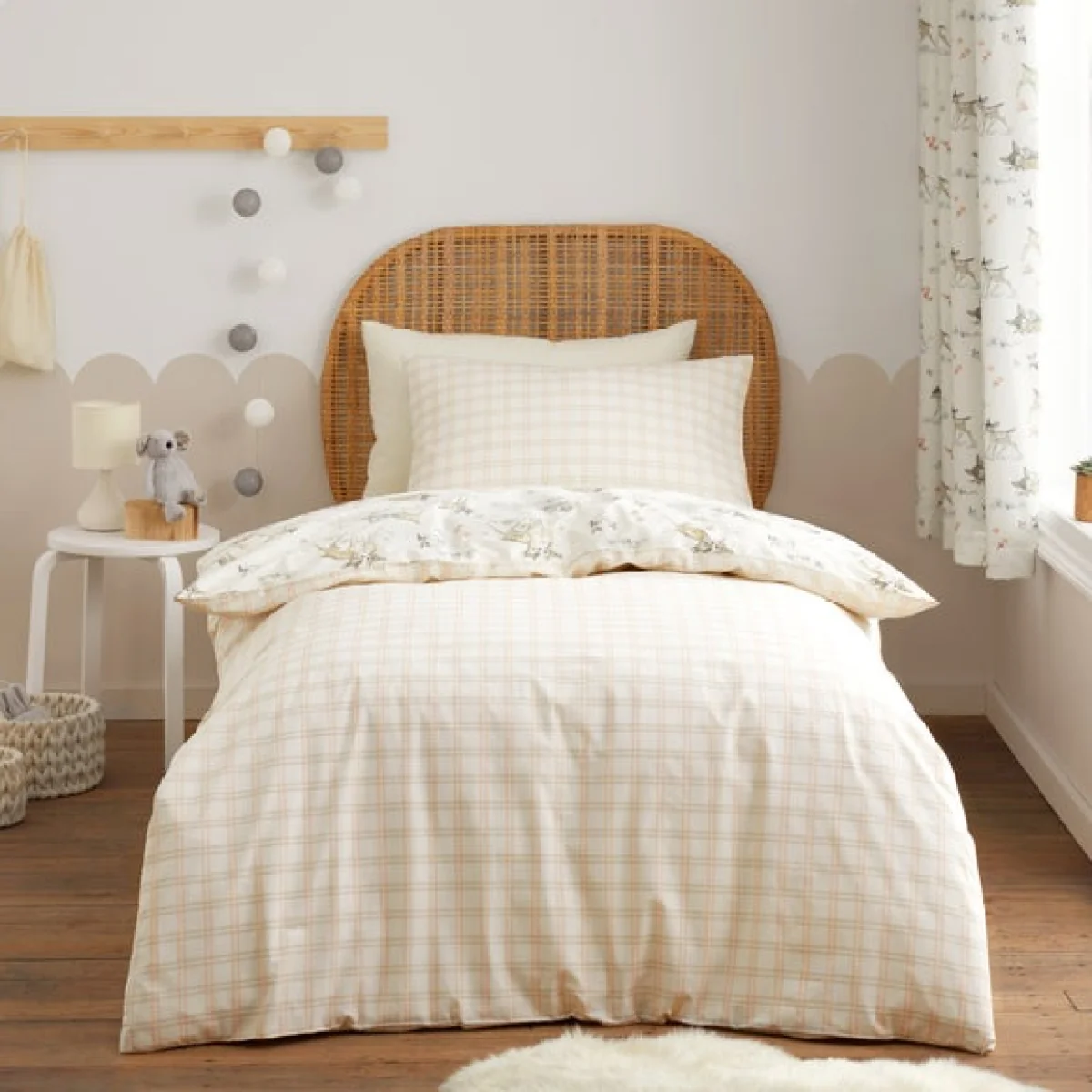 Bambi Duvet Cover and Pillowcase Set Natural – image 3