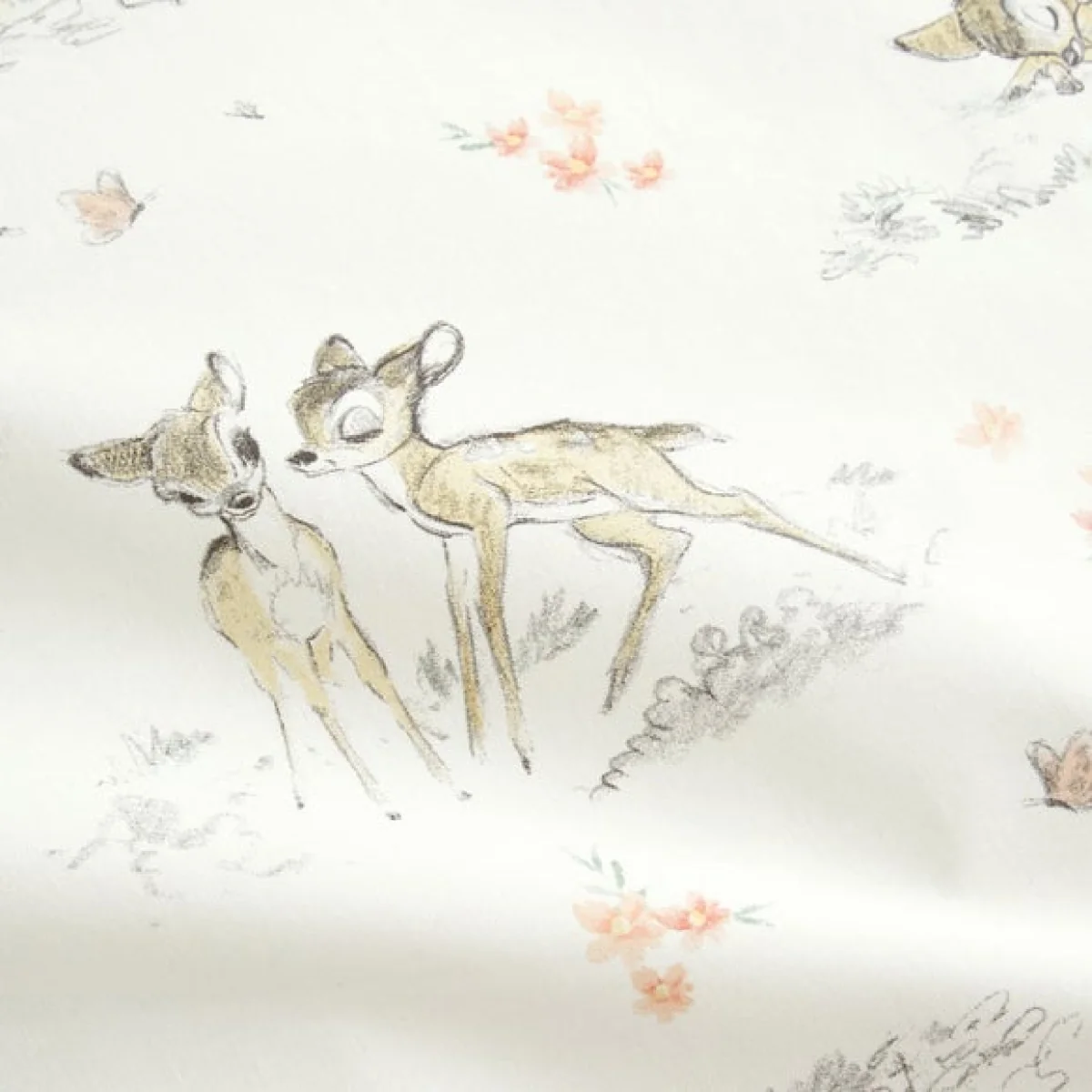 Bambi Duvet Cover and Pillowcase Set Natural – image 6