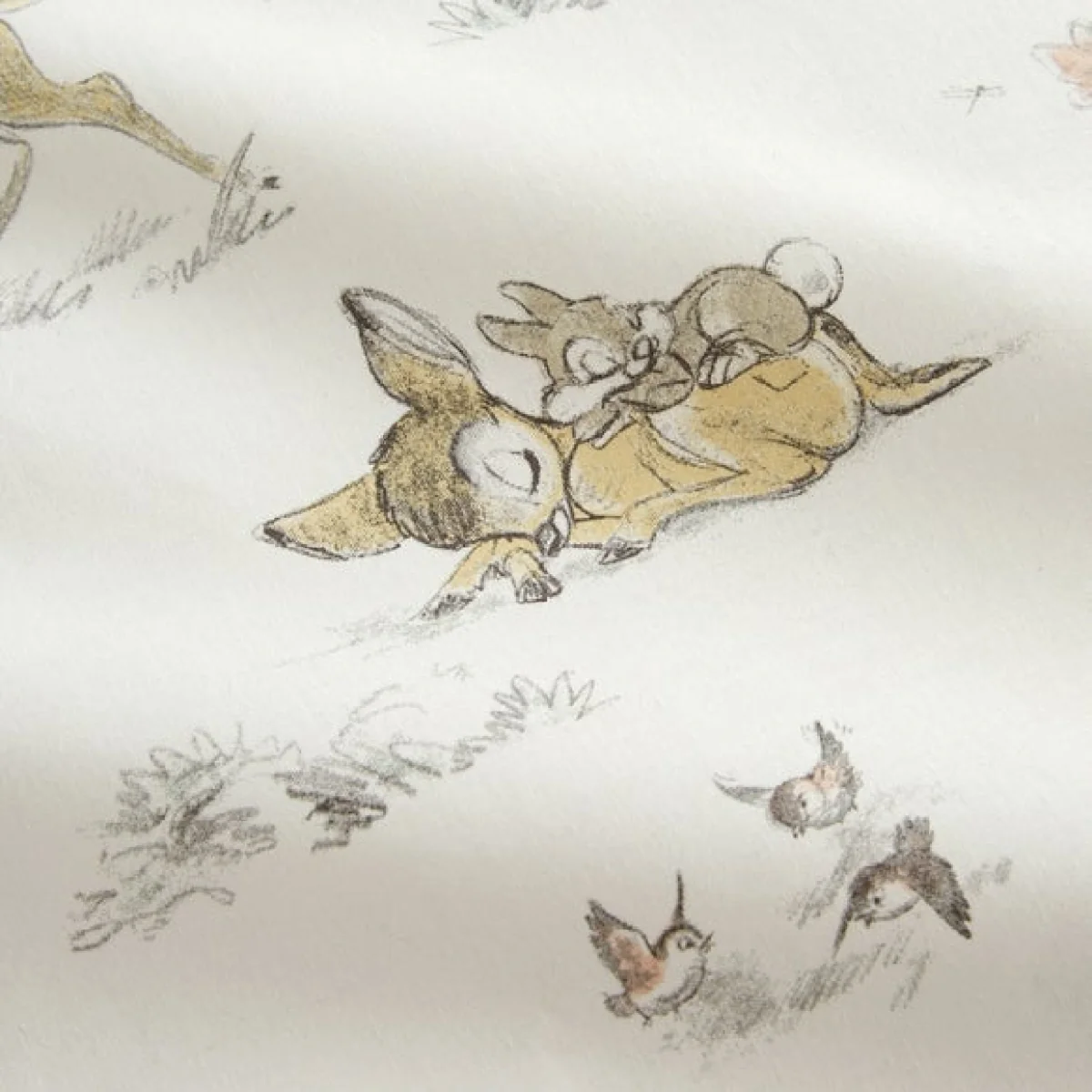 Bambi Duvet Cover and Pillowcase Set Natural – image 7