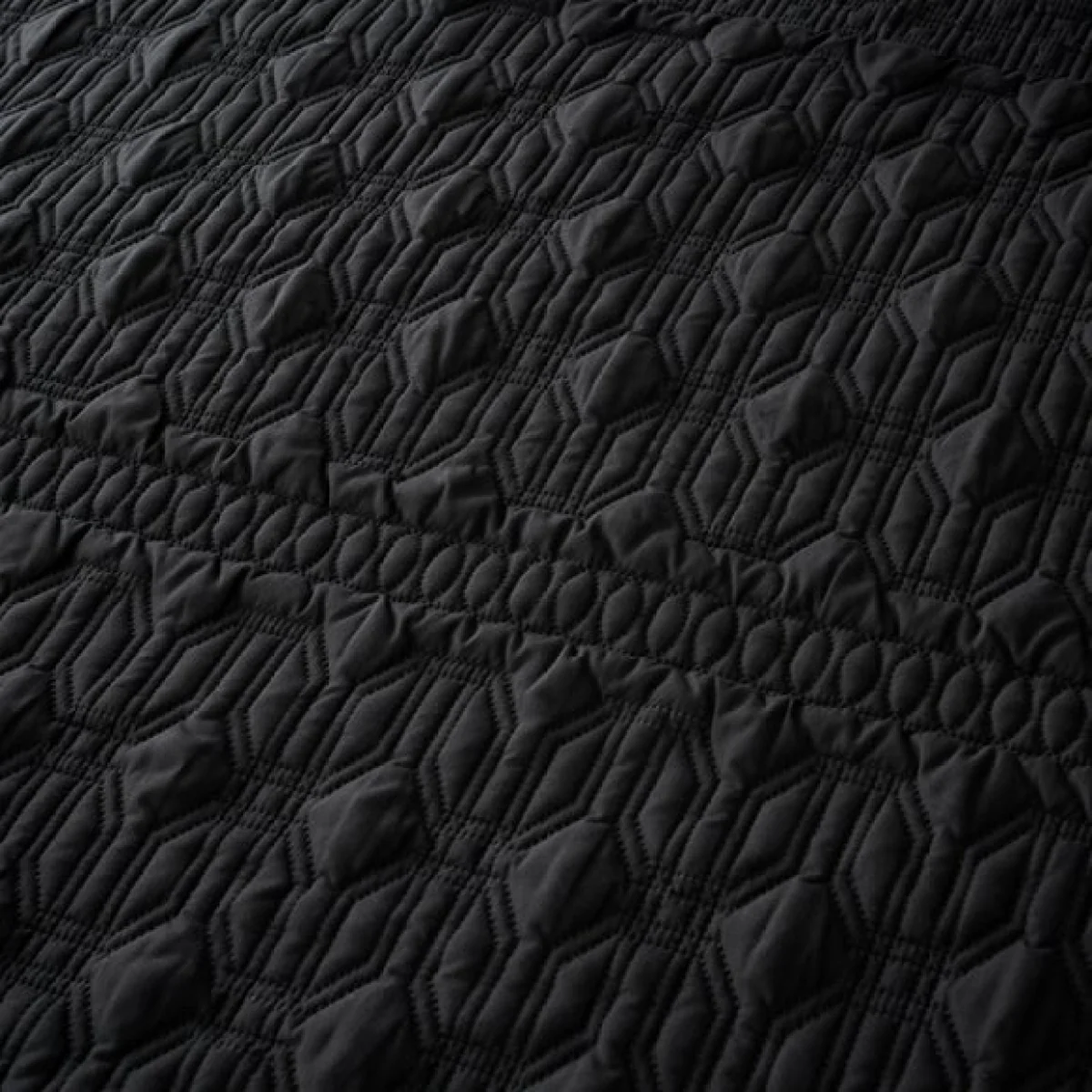 Billie Black Duvet Cover and Pillowcase Set Black – image 3