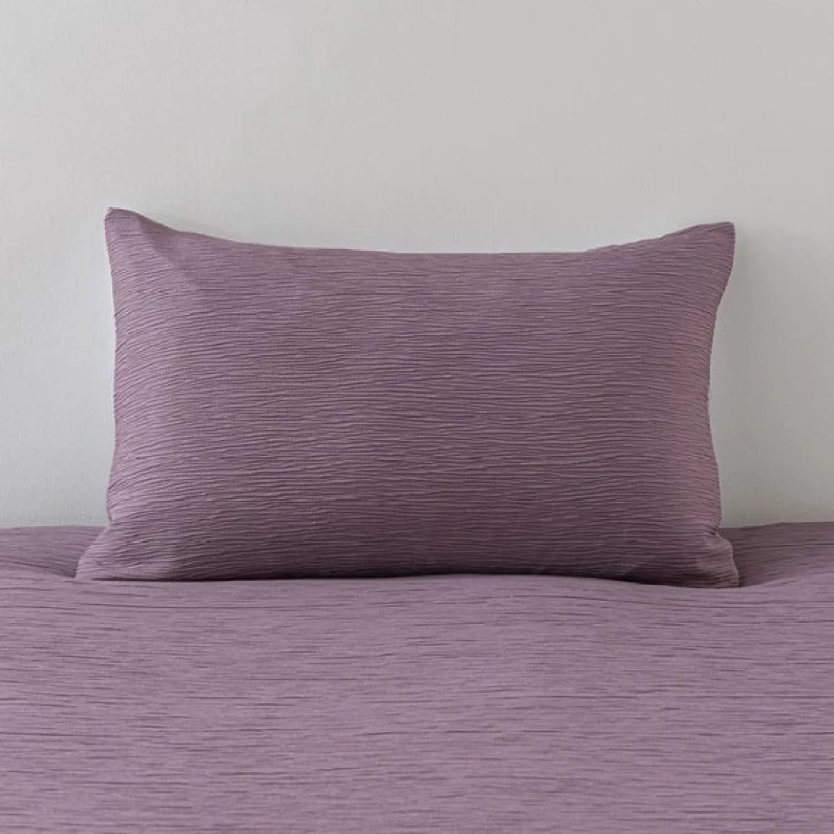 Alford Textured Thistle Duvet Cover and Pillowcase Set Thistle – image 2