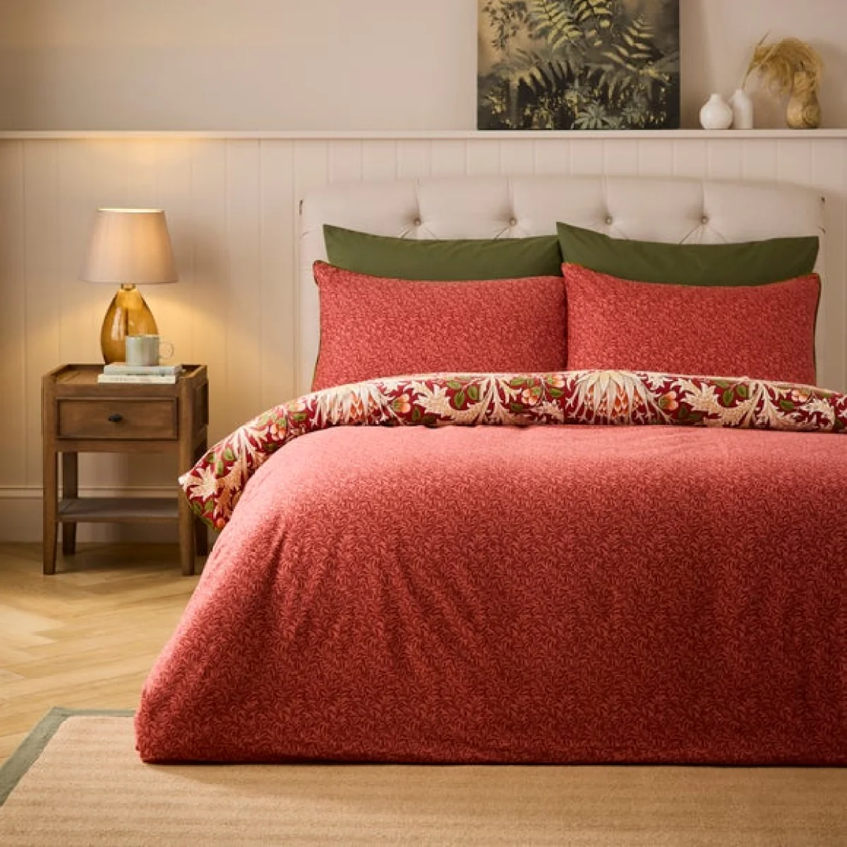 Artichoke 100% Brushed Cotton Duvet Cover & Pillowcase Set – image 2