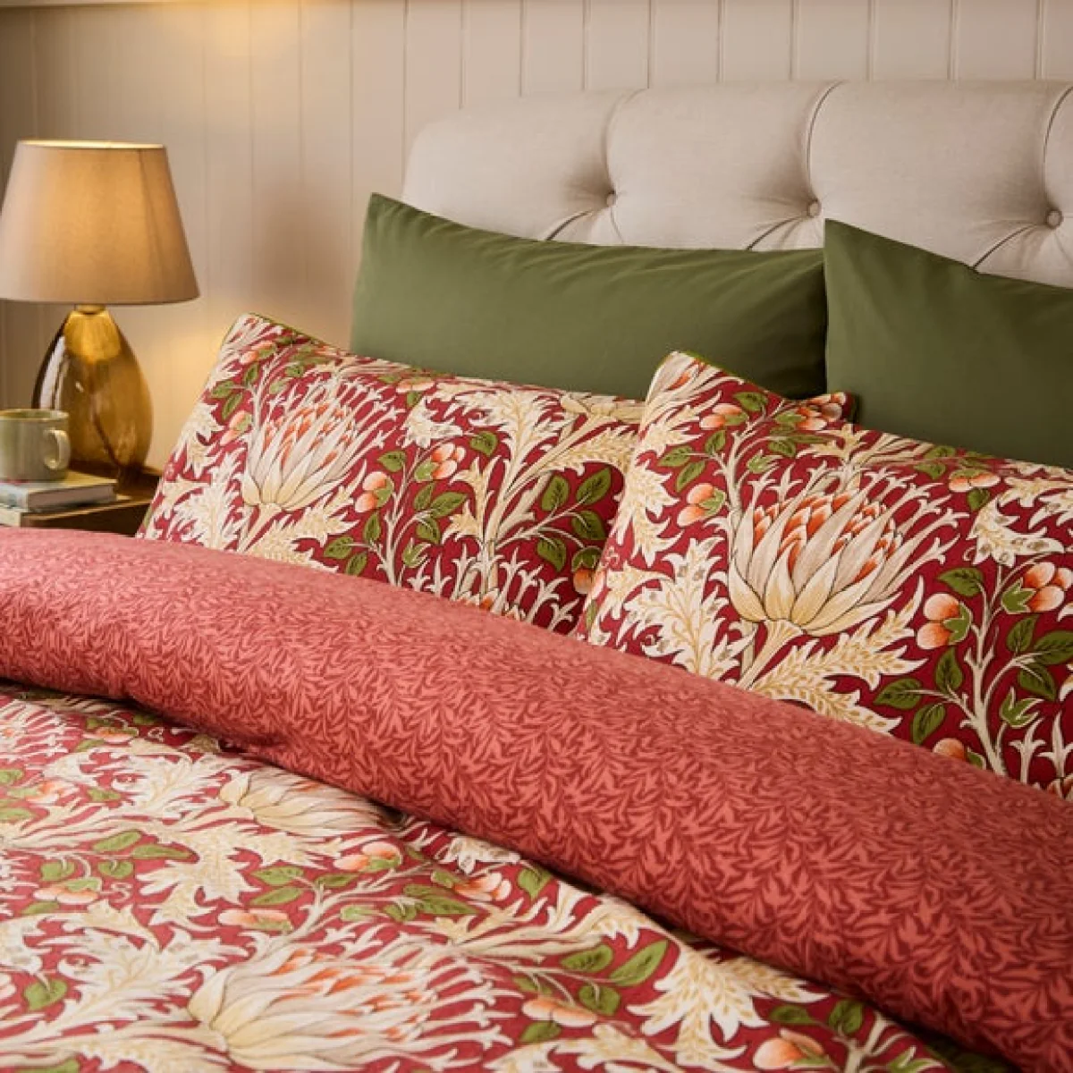 Artichoke 100% Brushed Cotton Duvet Cover & Pillowcase Set – image 7