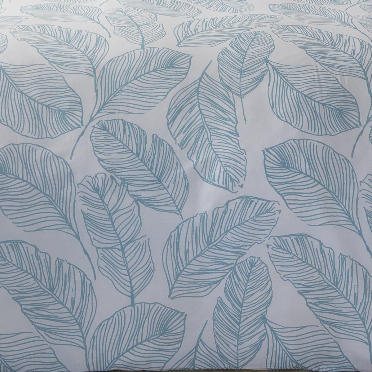Fusion Matteo Reversible Duvet Cover and Pillowcase Set Duck Egg (Blue) – image 5