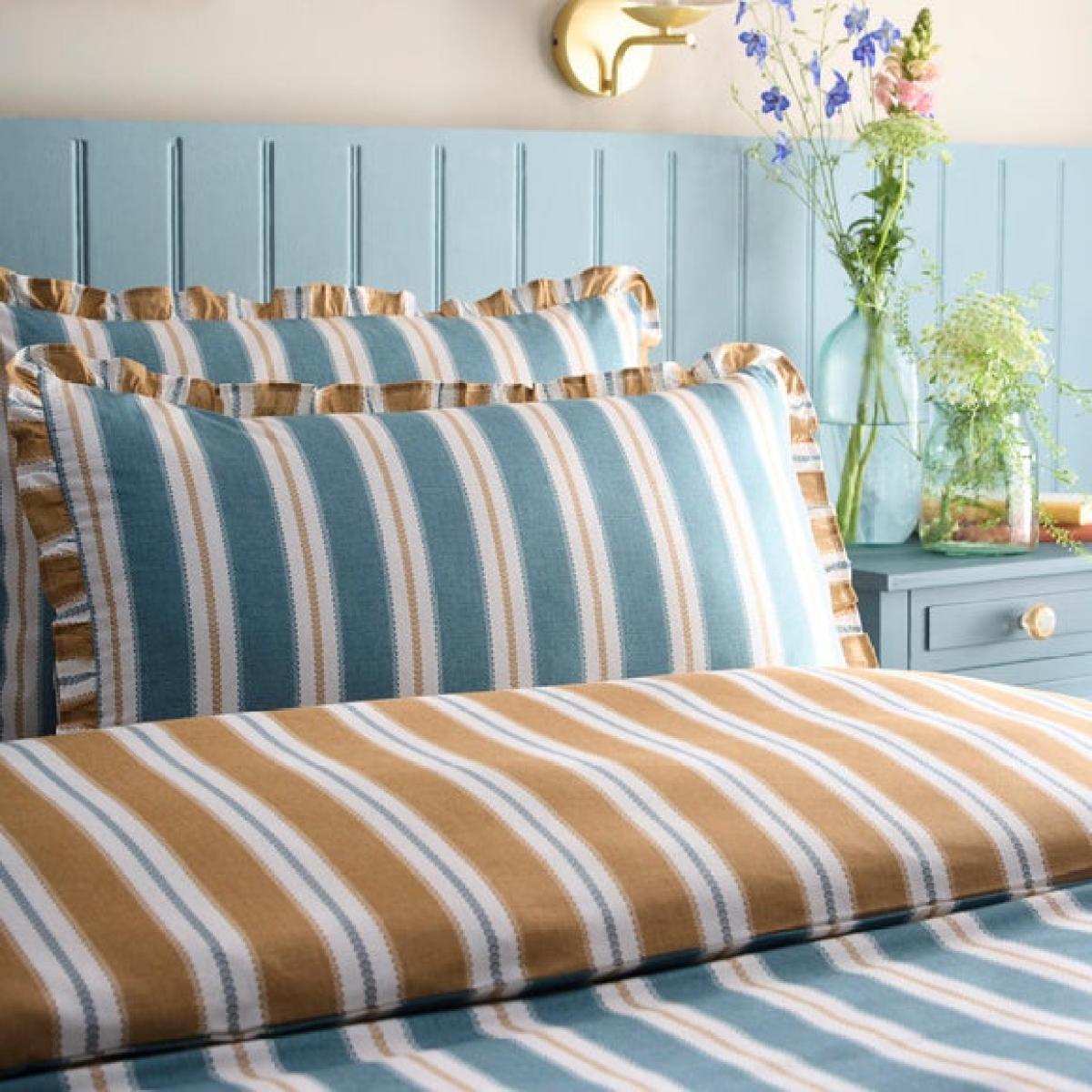 Appletree Eloise Stripe 100% Cotton Duvet Cover & Pillowcase Set – image 2