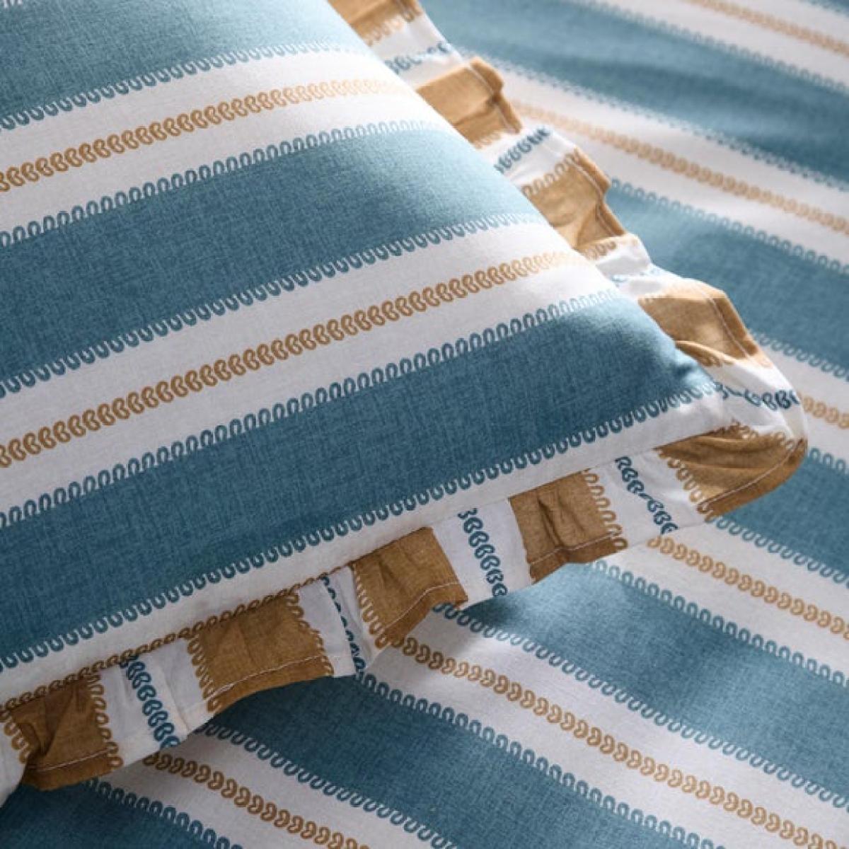 Appletree Eloise Stripe 100% Cotton Duvet Cover & Pillowcase Set – image 3