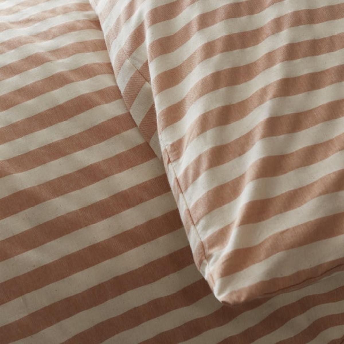 Pinapple Elephant Zanzibar Stripe Polycotton Duvet Cover & Pillowcase Set – image 3