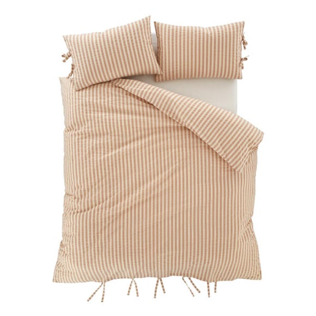 Pinapple Elephant Zanzibar Stripe Polycotton Duvet Cover & Pillowcase Set – image 5