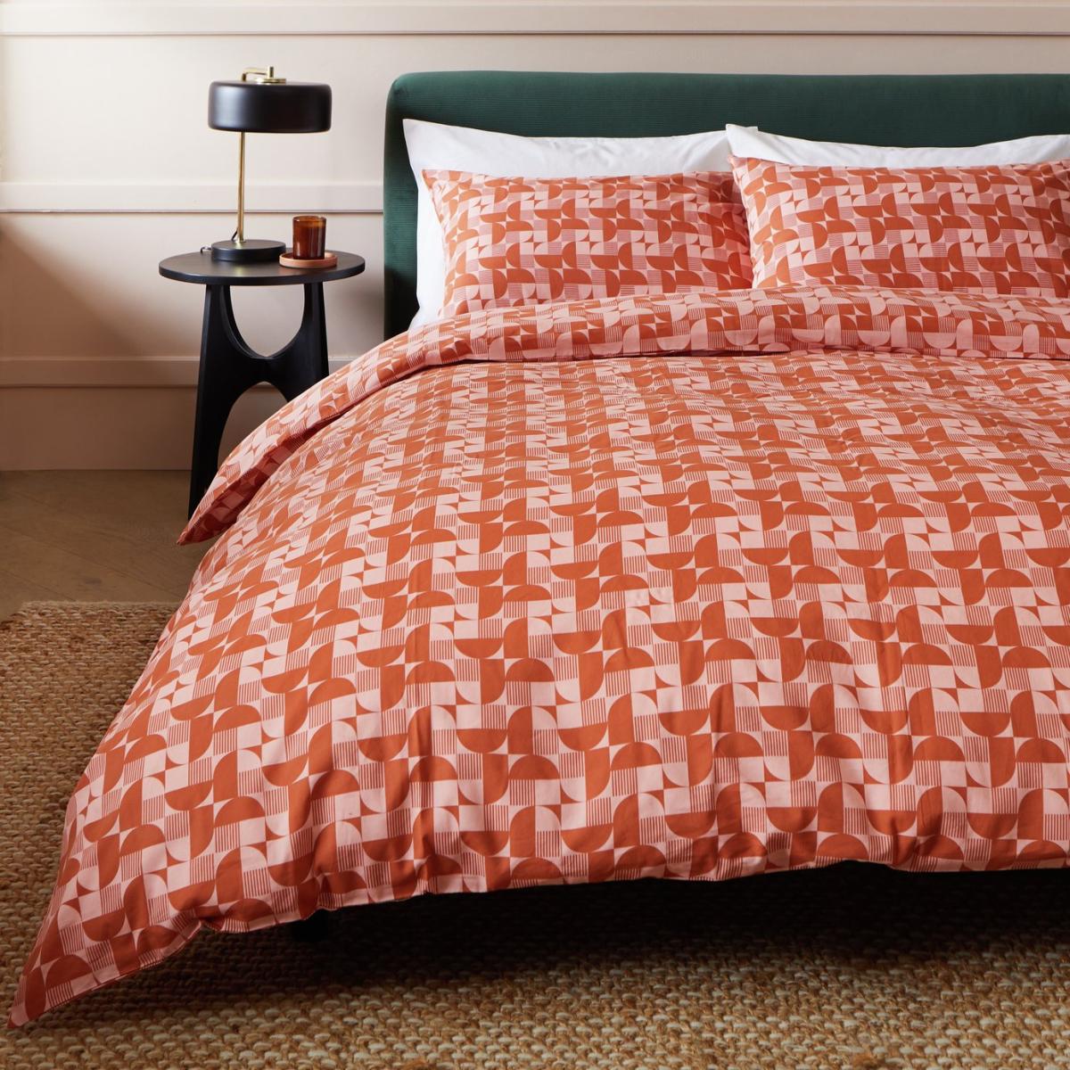 Habitat Cotton Multi Circles Geo Bedding Set - Double – image 1