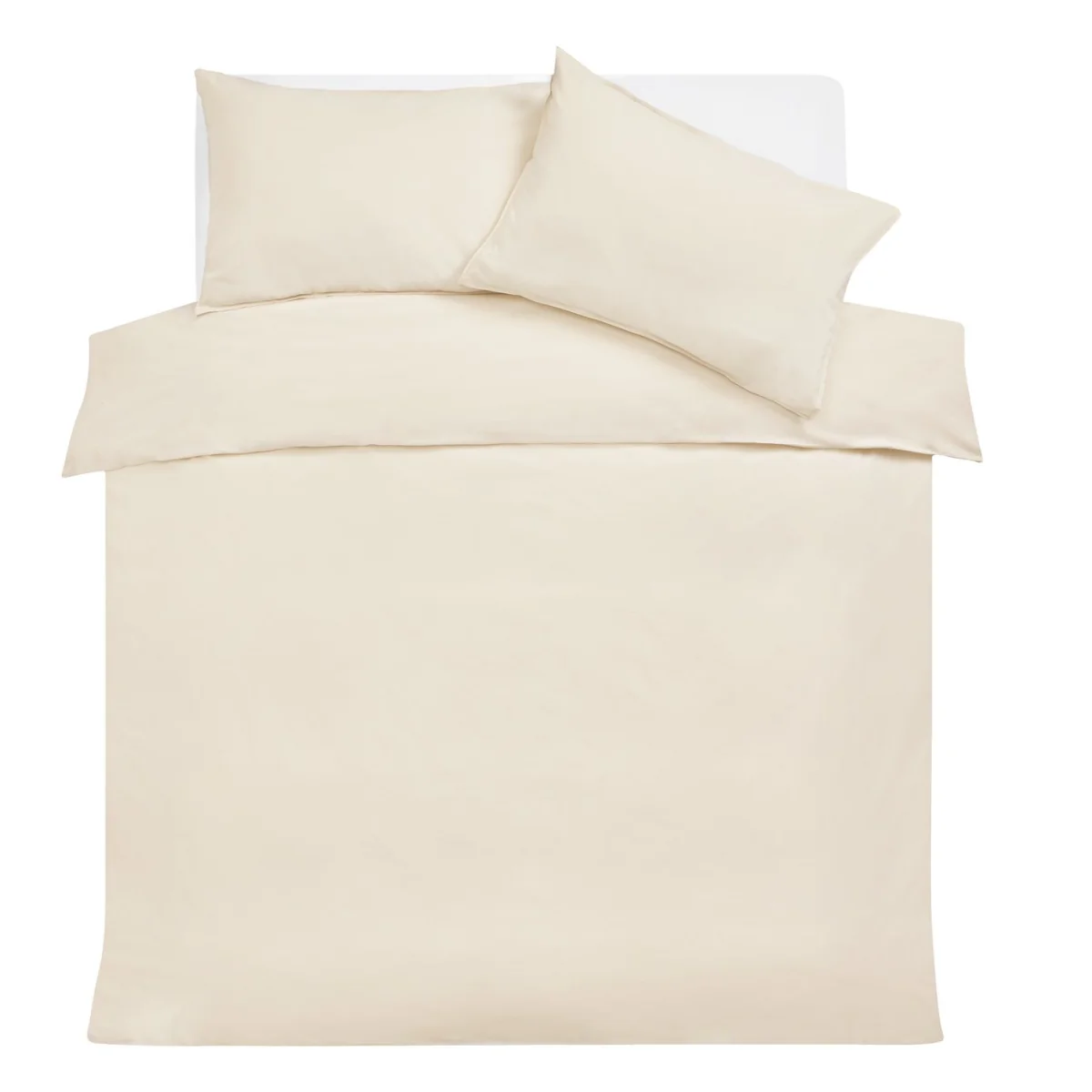 Habitat Washed Stone Cotton Plain Beige Bedding Set - Single – image 5