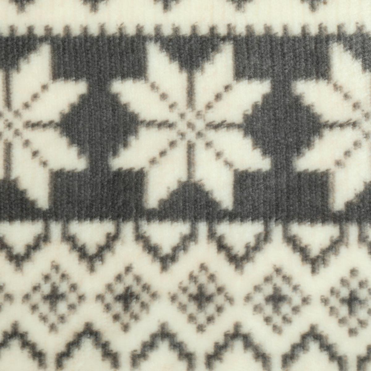 Argos Home Fairisle Print Fleece Grey Bedding Set-Superking – image 4