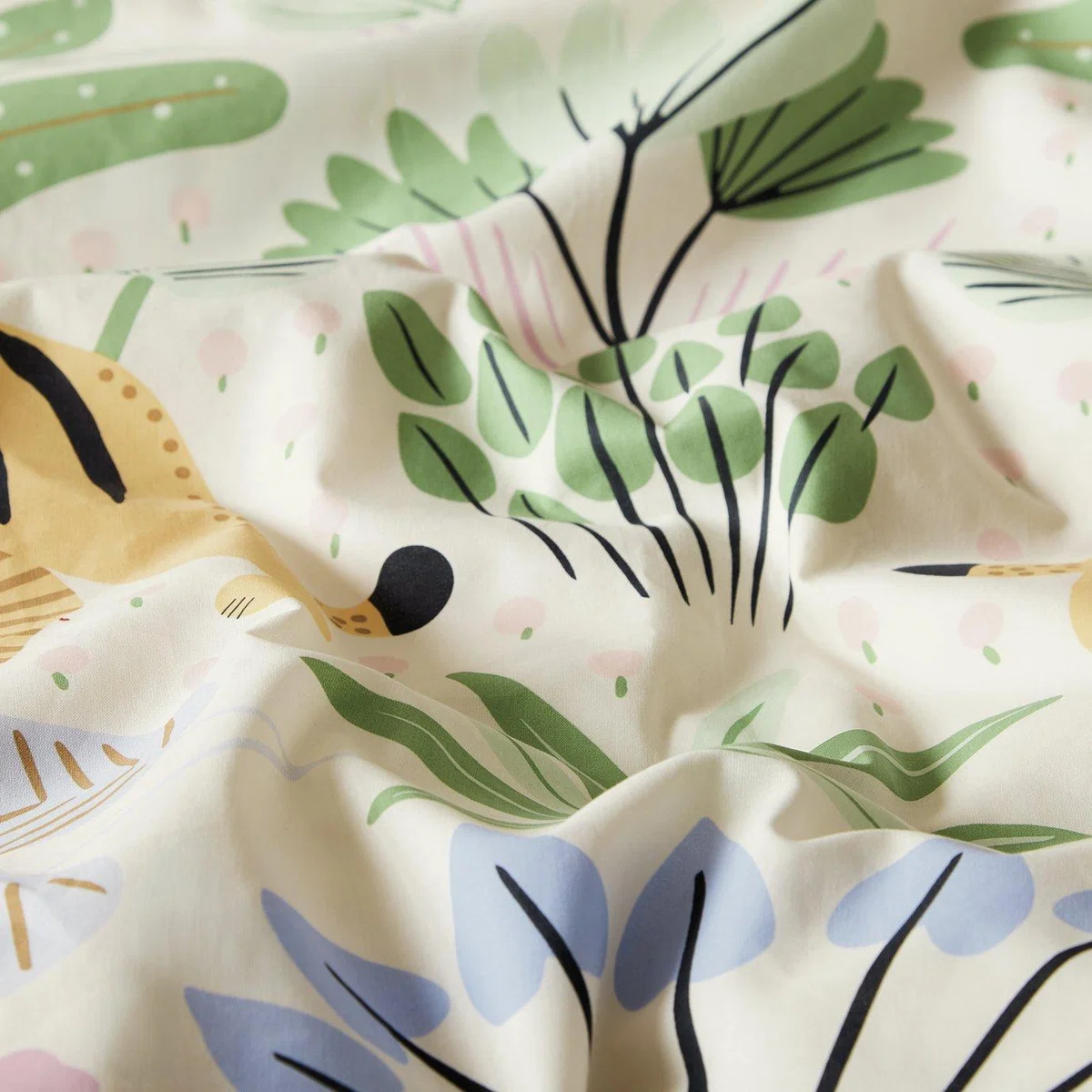Habitat Flora Fauna Panel Cream Bedding Set - Double – image 6