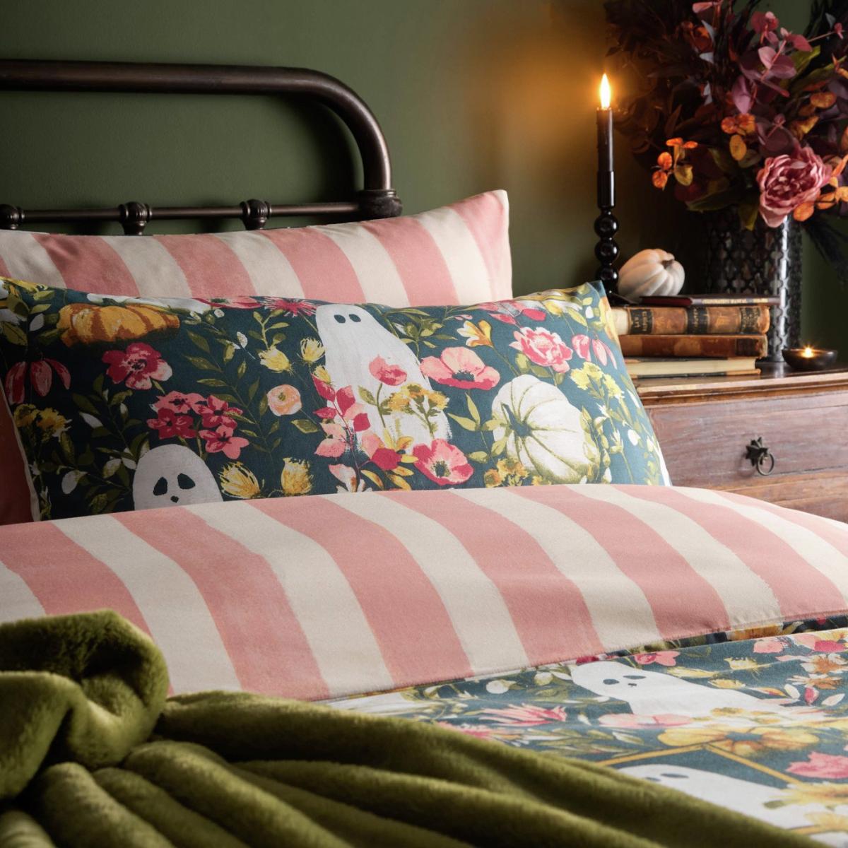 furn Bootanical Green & Pink Bedding Set - Single – image 2
