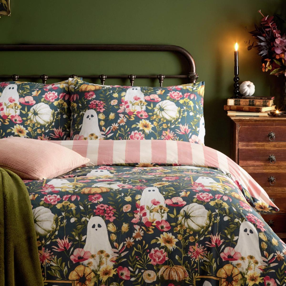 furn Bootanical Green & Pink Bedding Set - Single – image 3