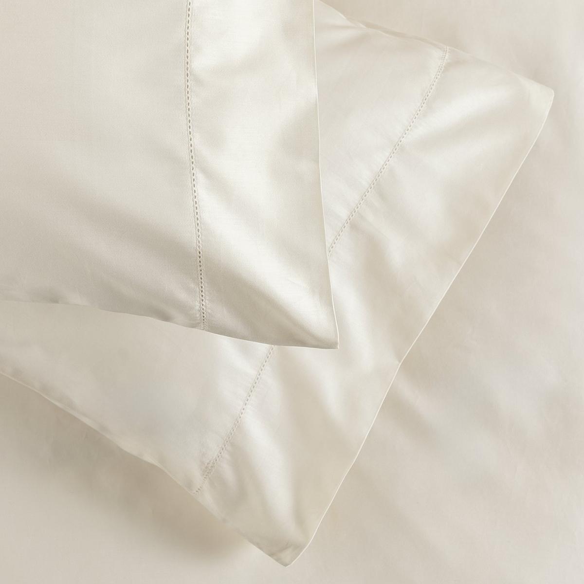 Habitat Cotton 400 TC Faggoting Cream Bedding Set- Superking – image 3