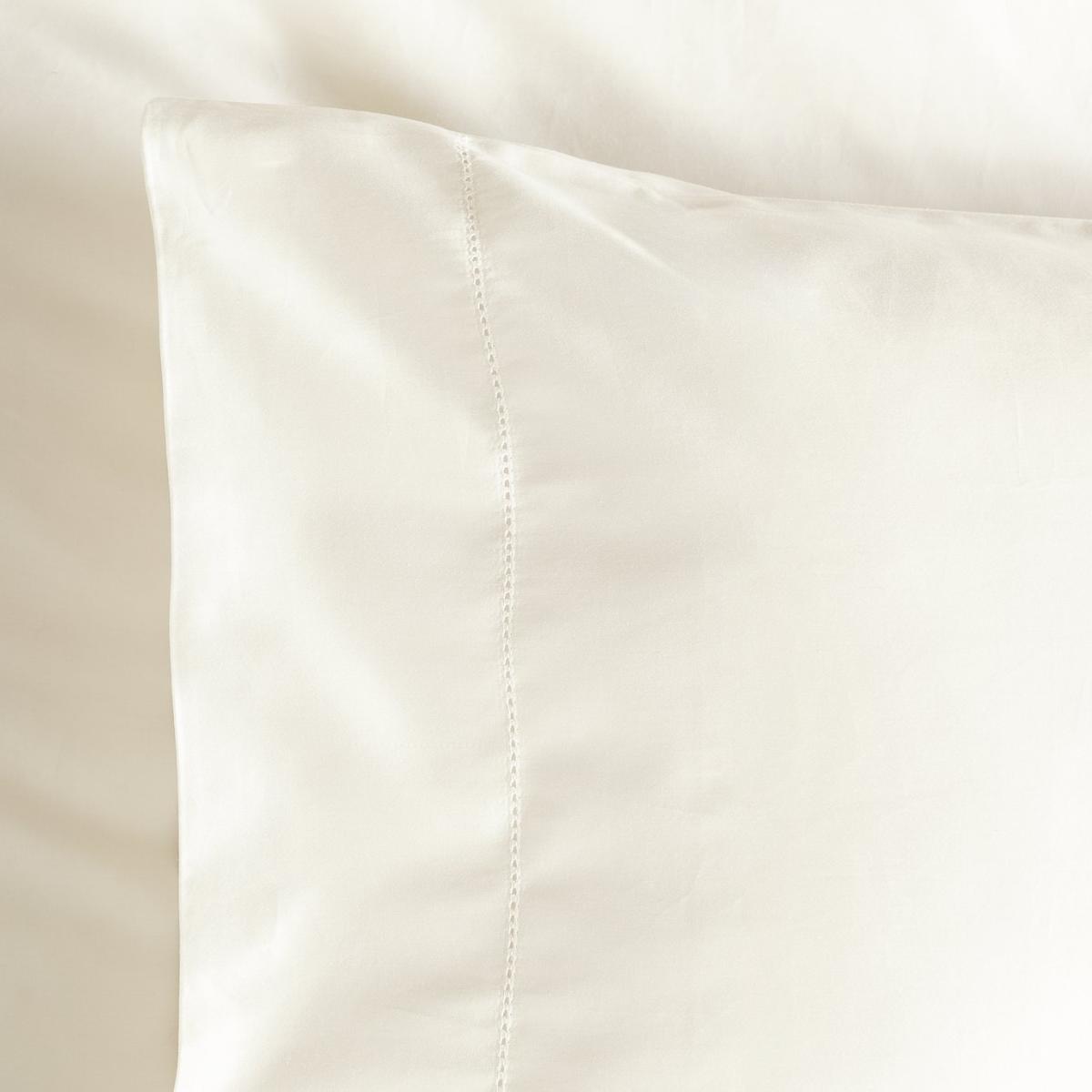 Habitat Cotton 400 TC Faggoting Cream Bedding Set- Superking – image 4