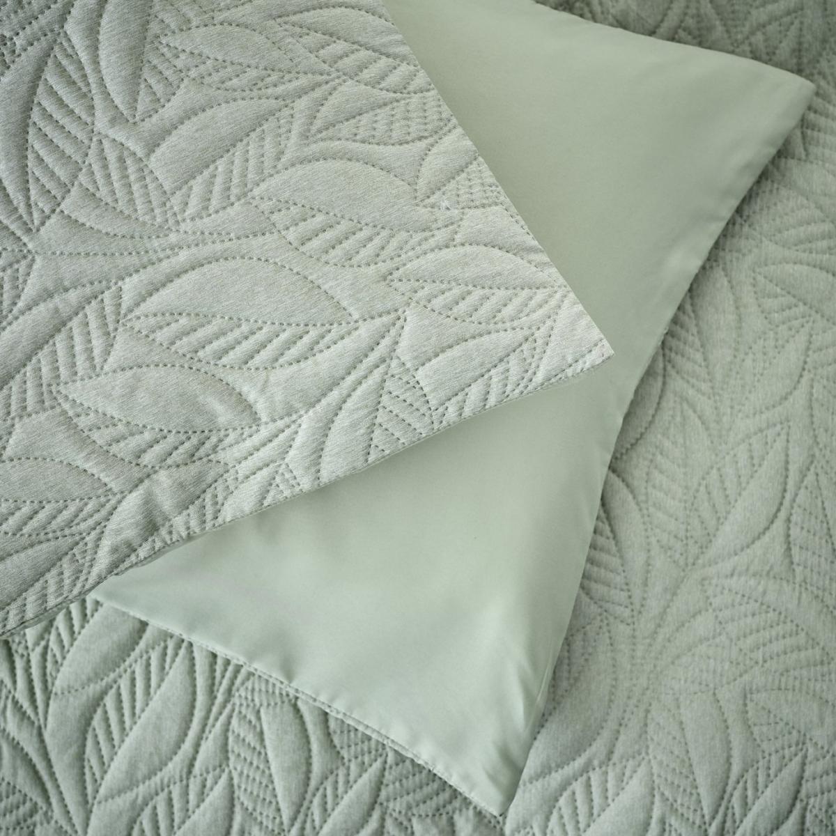 Habitat Leaf Pinsonic Green Bedding Set - Superking – image 2