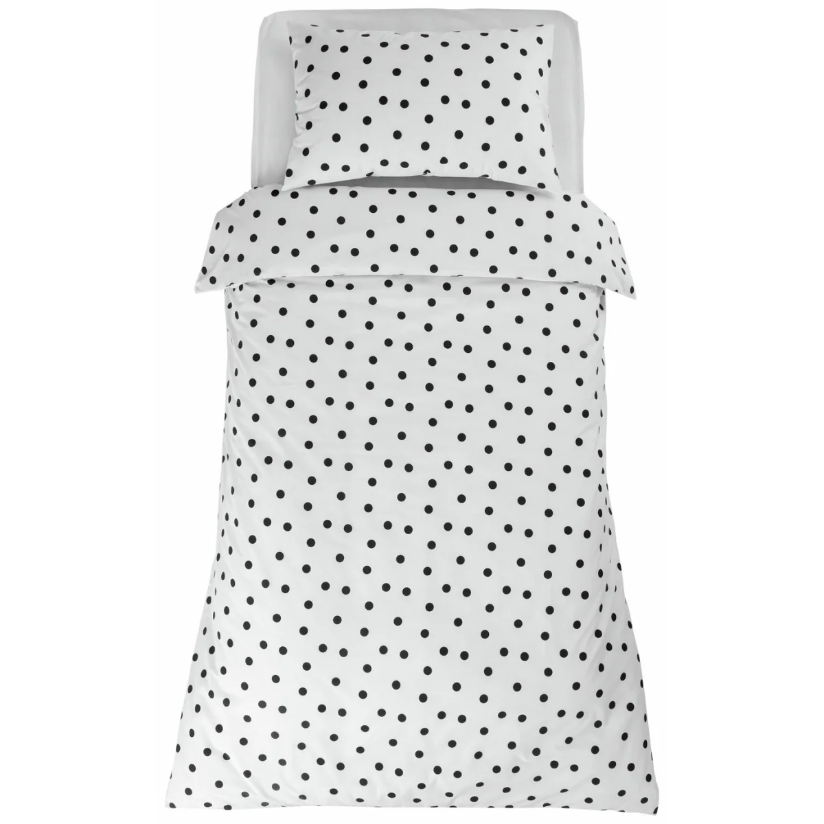 Habitat White & Black Spots Bedding Set - Superking – image 3
