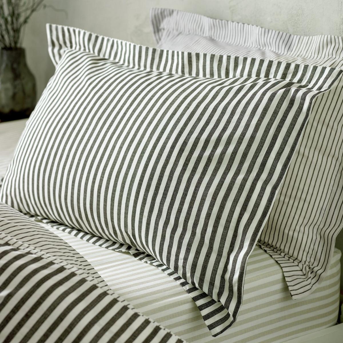 Yard Hebden Cotton Stripe Black Bedding Set - King Size – image 4