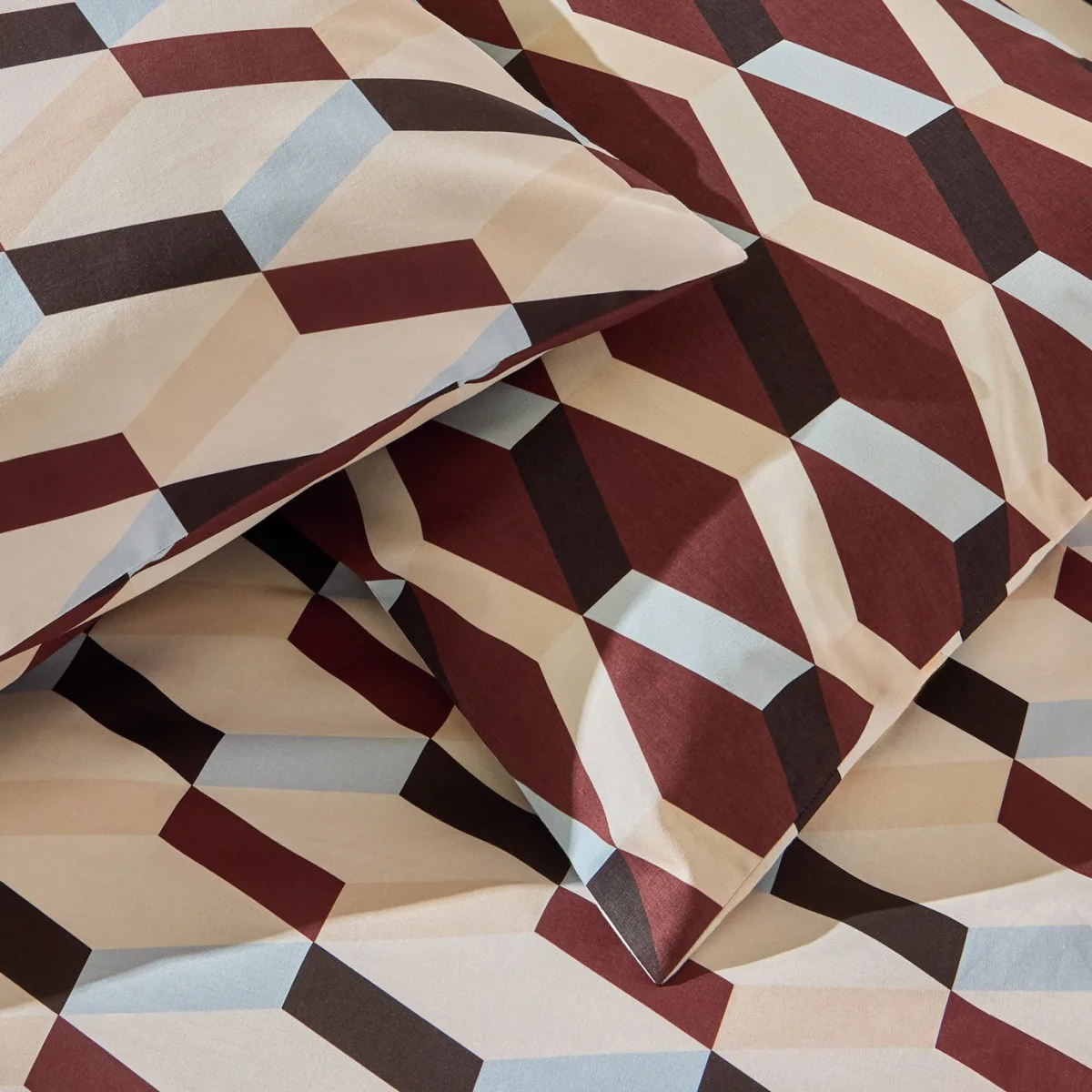Habitat Checkerboard Chocolate Bedding Set - Double – image 2