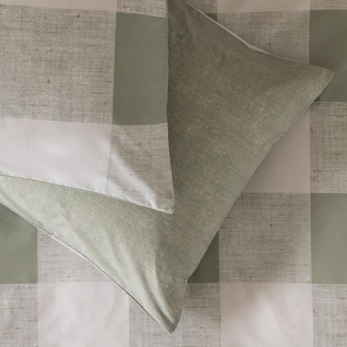 Habitat Large Gingham Sage Bedding Set - Double – image 4