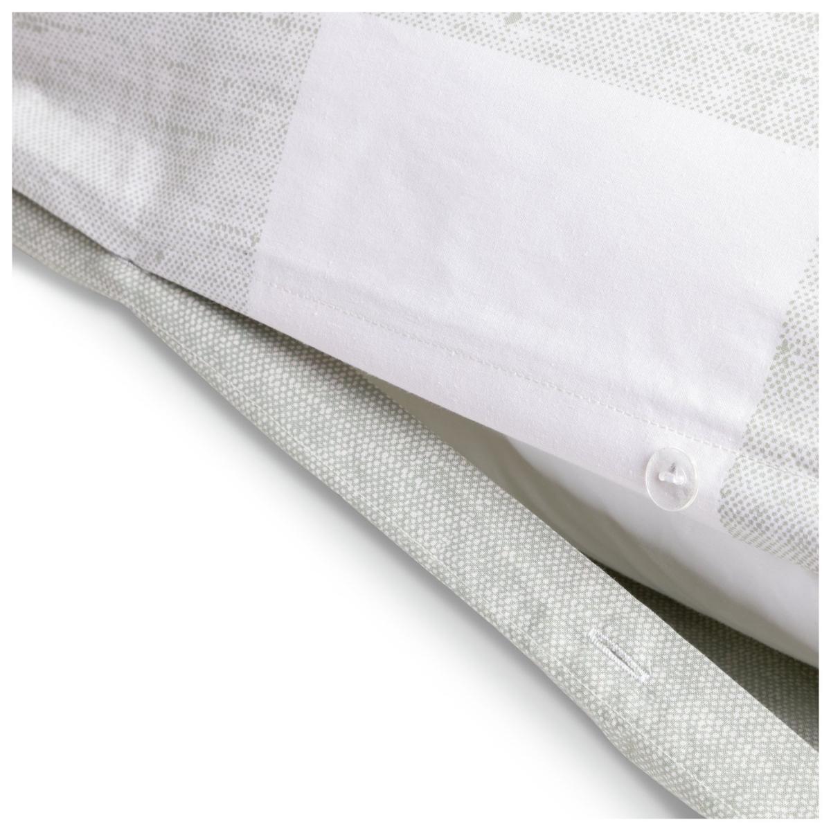 Habitat Large Gingham Sage Bedding Set - Double – image 5