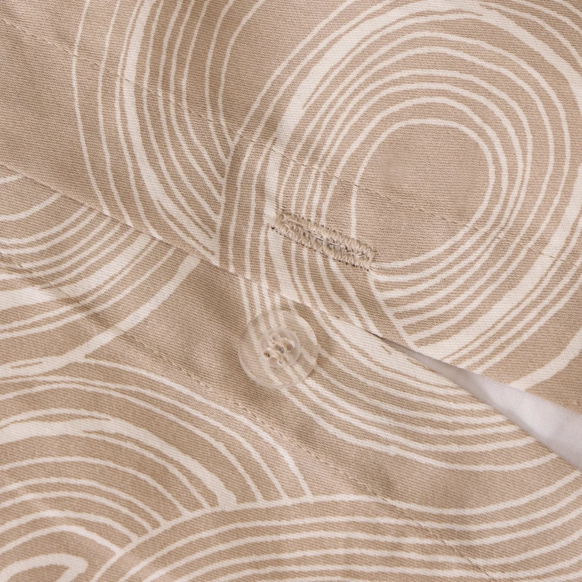 Habitat Cotton 200 TC Luxe Mark Making Natural Bedding Set - King size – image 4