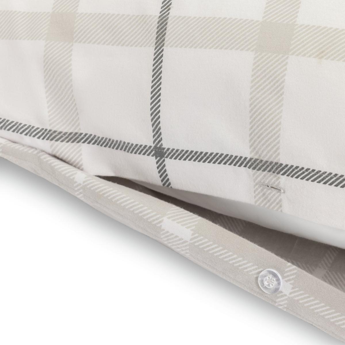 Habitat Cotton Brushed Modern Check Bedding Set - Superking – image 6