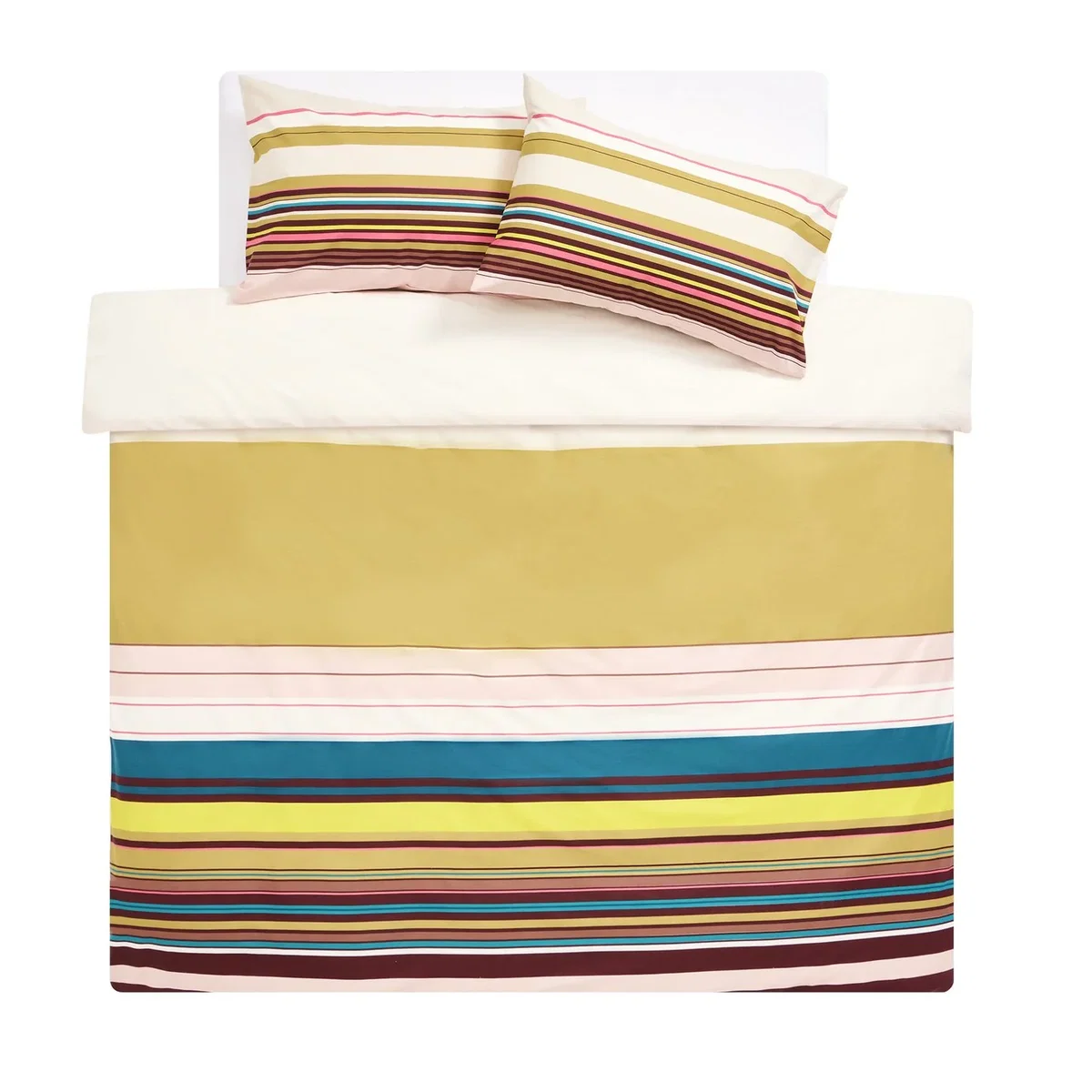Habitat Archive Cotton Stripe Bedding Set - Superking – image 3