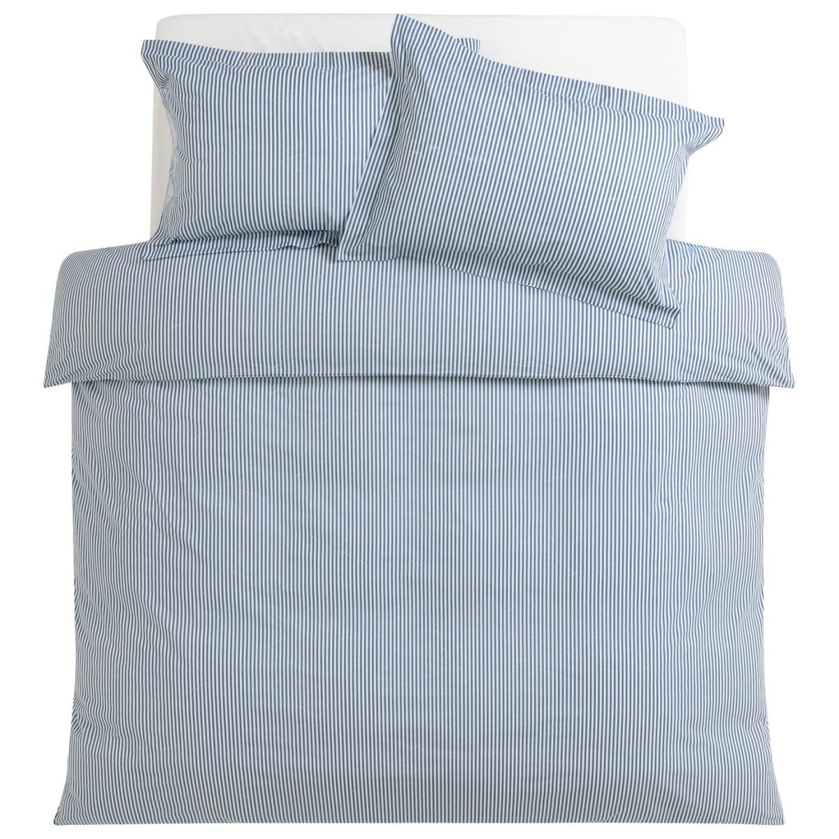 Habitat Cotton Denim Blue Stripe Bedding Set - Superking – image 3