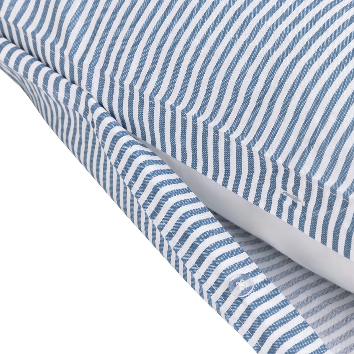 Habitat Cotton Denim Blue Stripe Bedding Set - Superking – image 5