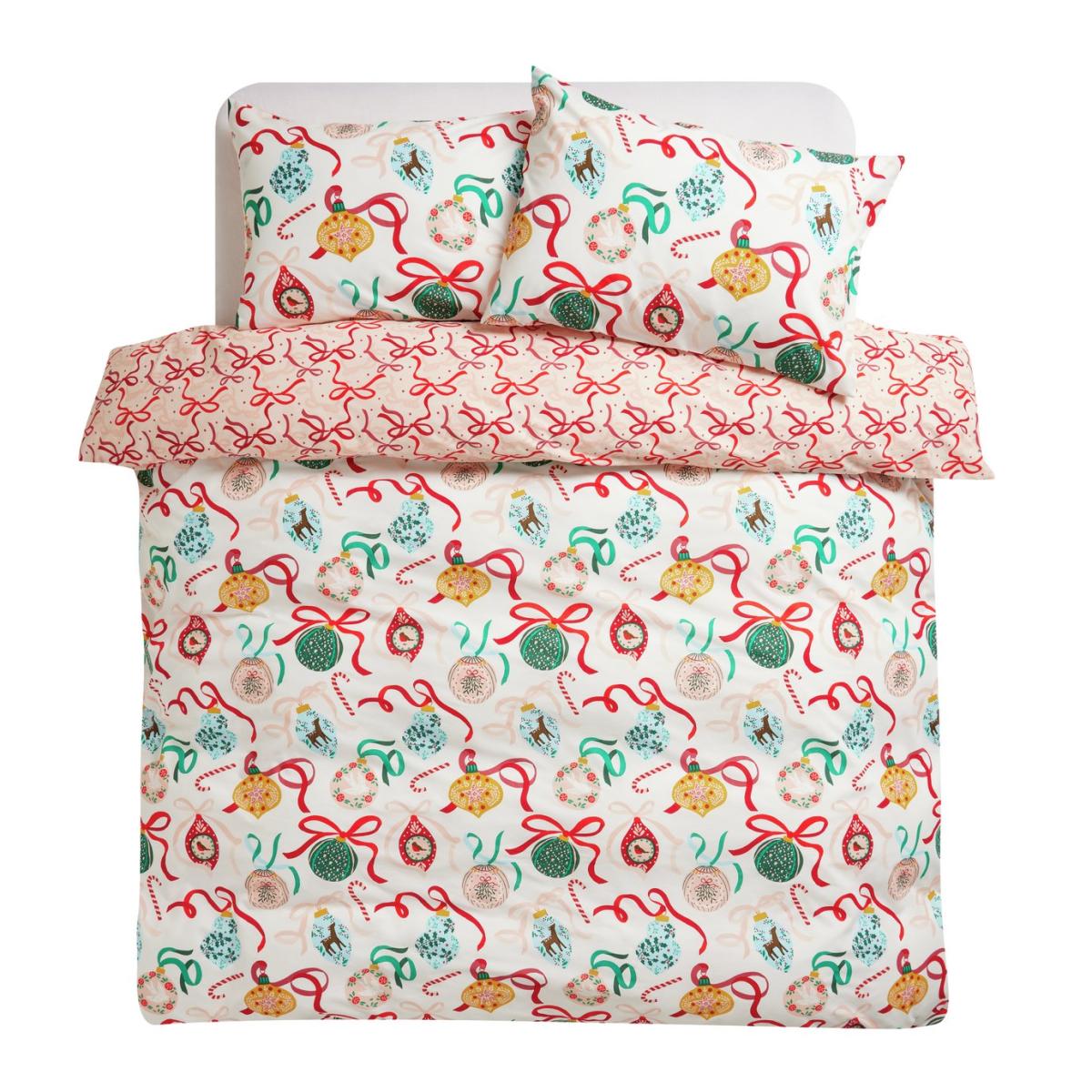 Argos Home Baubles and Bows Bedding Set - Single – image 3