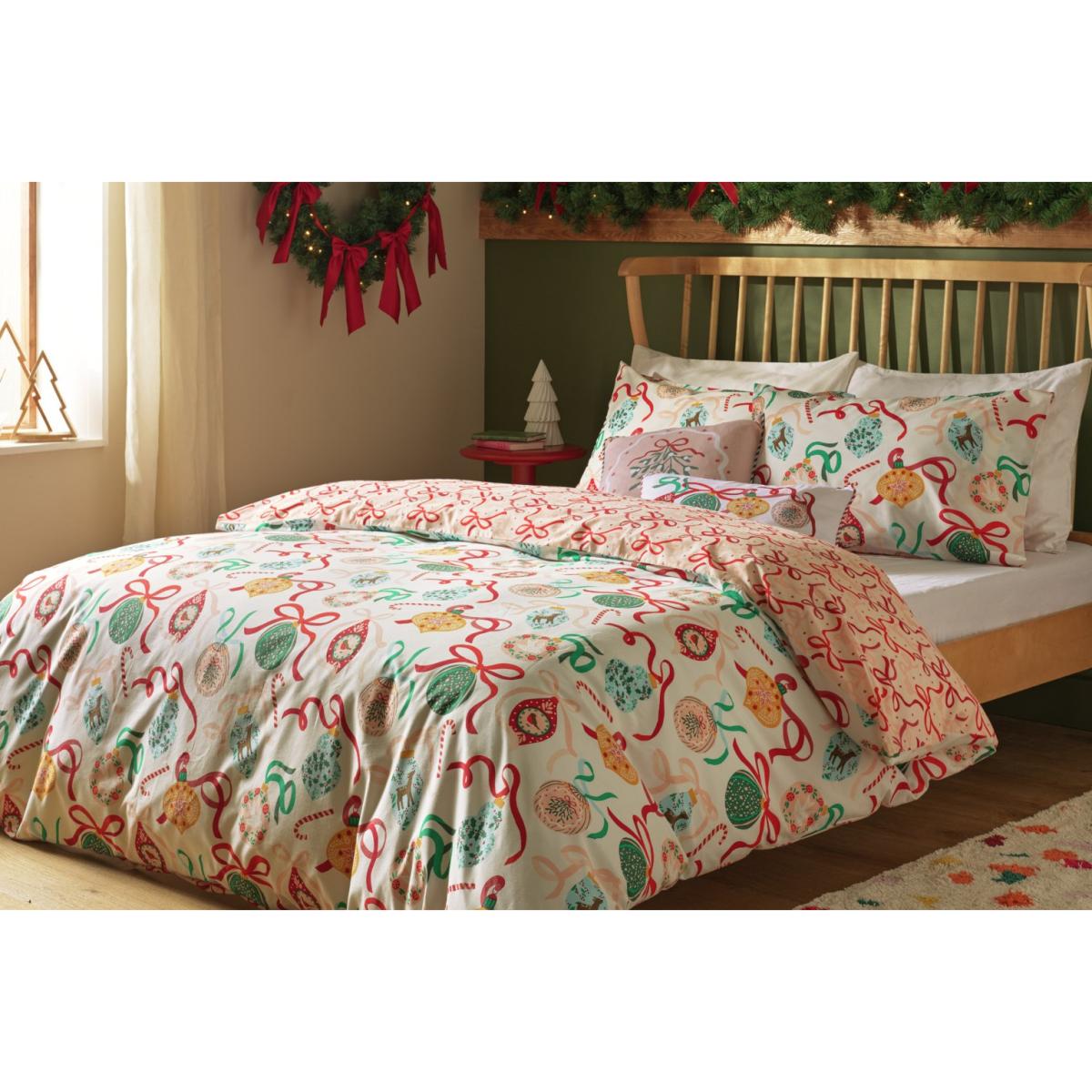 Argos Home Baubles and Bows Bedding Set - Single – image 7
