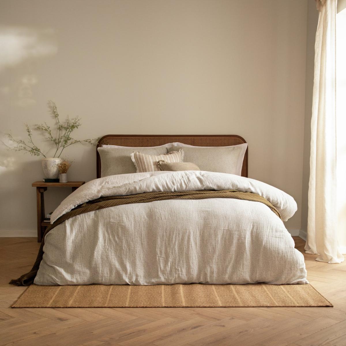 Yard Perrie Leaf Natural Bedding Set - Super king – image 2